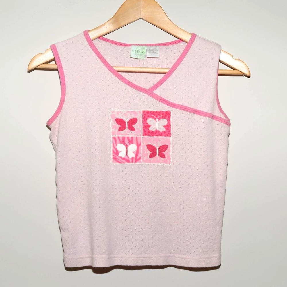 Pink Top with Butterfly Design - Picture 2 of 7
